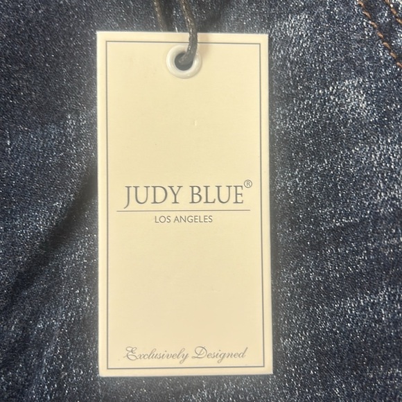 NWT Dark Wash Wide Leg Jeans - Judy Blue - Picture 6 of 10